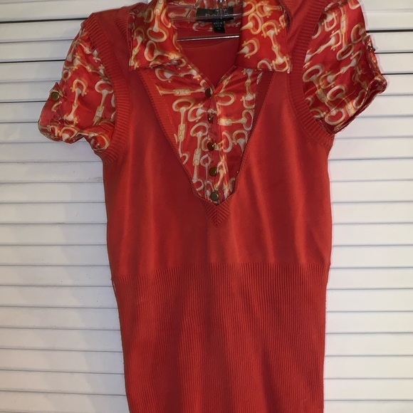 Bebe vintage shirt with belt loops - Picture 4 of 7